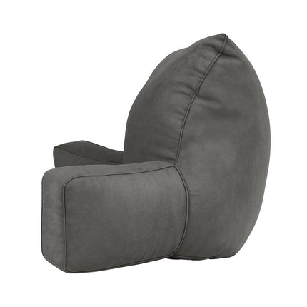 Giselle Reading Pillow Back Rest Lumbar Support Cushion Grey.
