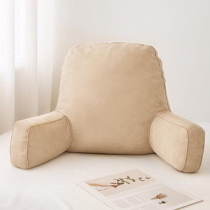 Giselle Reading Pillow Back Rest Lumbar Support Cushion Oatmeal.