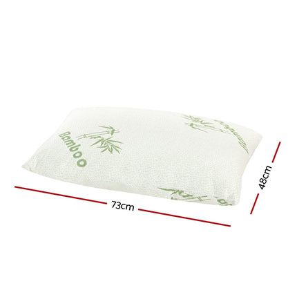 Giselle Bedding 4 Pack Bamboo Pillow Family Hotel.
