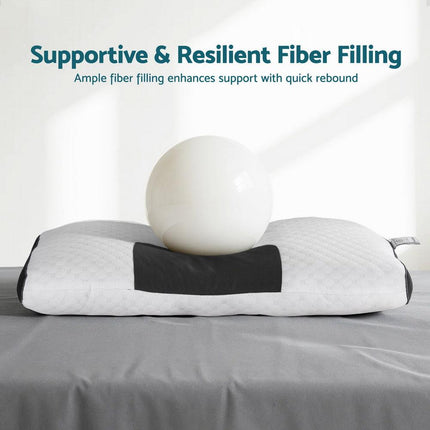 Giselle Bedding Contour Pillow Ergonomic Neck Pillow 48X73CM.