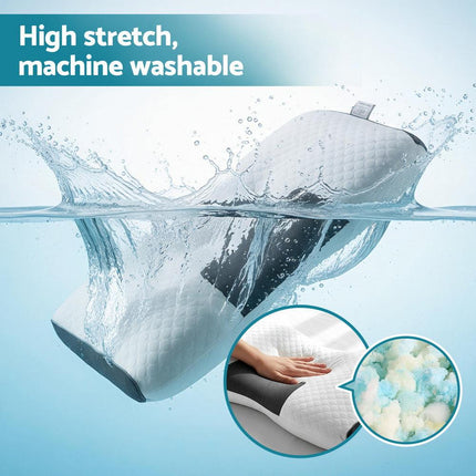 Giselle Bedding Contour Pillow Ergonomic Neck Pillow 48X73CM.
