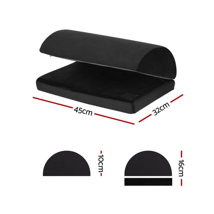 Giselle Memory Foam Footrest Cushion Adjustable Pillow.