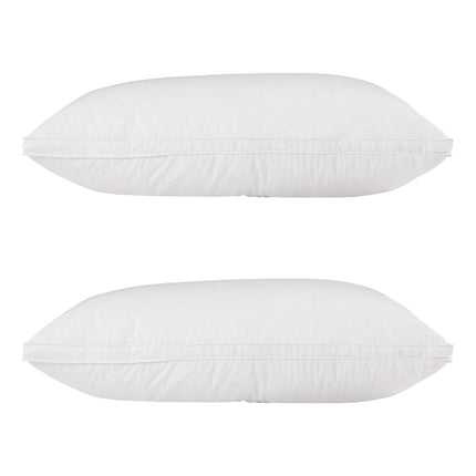 Giselle Bedding Goose Feather Down Pillow Luxury Twin Pack.