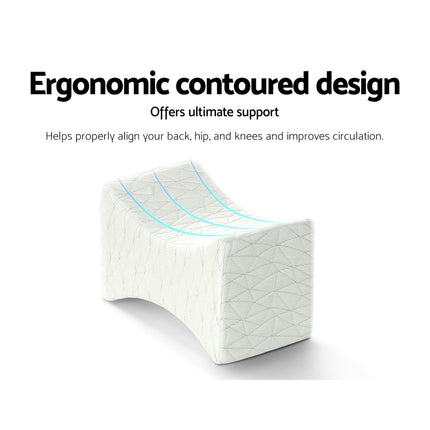 Giselle Bedding Memory Foam Leg Knee Pillow.