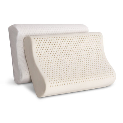 Giselle Bedding Natural Latex Pillow 2-Zone Twin Pack.