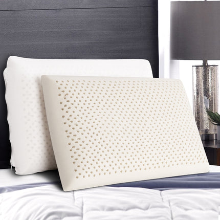 Giselle Bedding Natural Latex Pillow Classic Twin Pack.