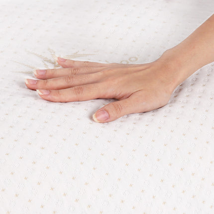 Giselle Bedding Memory Foam Pillow Bamboo Cover Twin Pack.