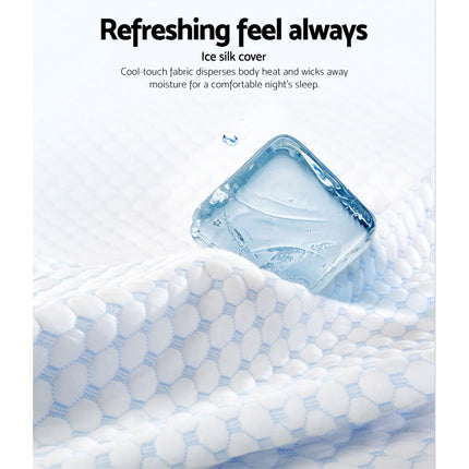 Giselle Bedding Memory Foam Contour Pillow Cool Gel.