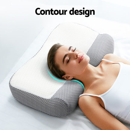 Giselle Contour Pillow Memory Foam.