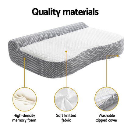 Giselle Contour Pillow Memory Foam.