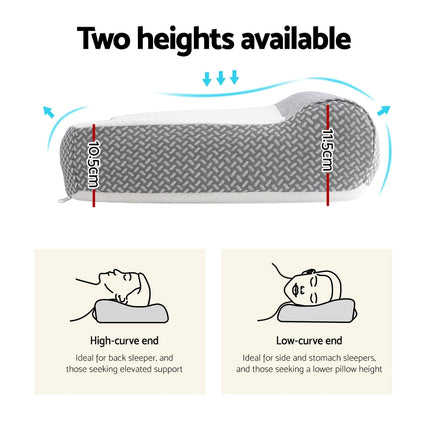 Giselle Contour Pillow Memory Foam.
