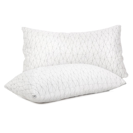 Giselle Bedding Memory Foam Pillow King Size Twin Pack.