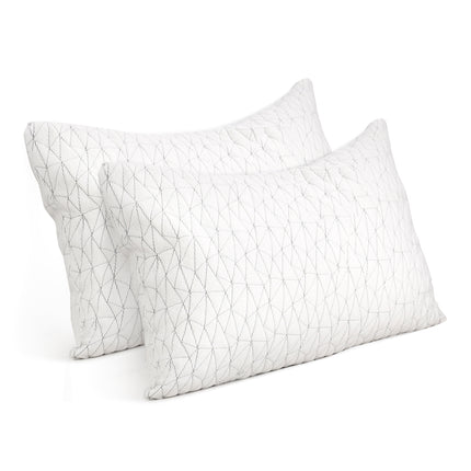 Giselle Bedding Memory Foam Pillow King Size Twin Pack.