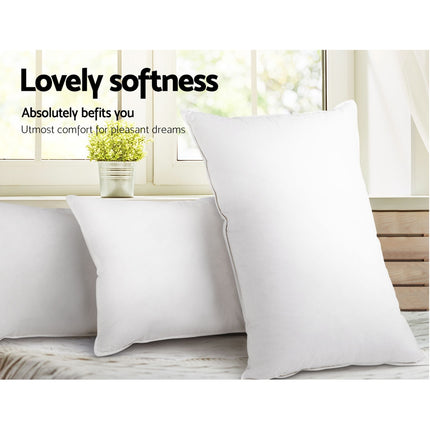 Giselle Bedding 4 Pack Bed Pillow Family Hotel 50X90CM.
