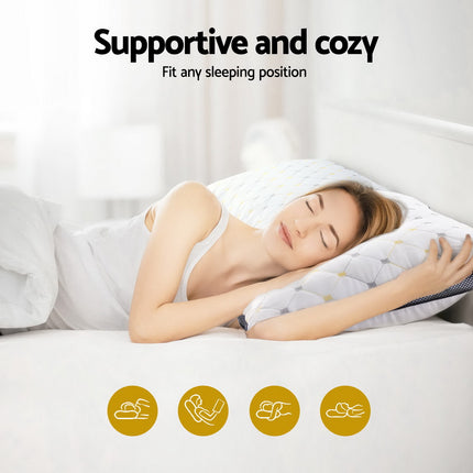 Giselle 4pcs Pillows Microfibre.