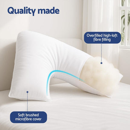 Giselle V Shape Pillow Boomerang Nursing Body Cushion.