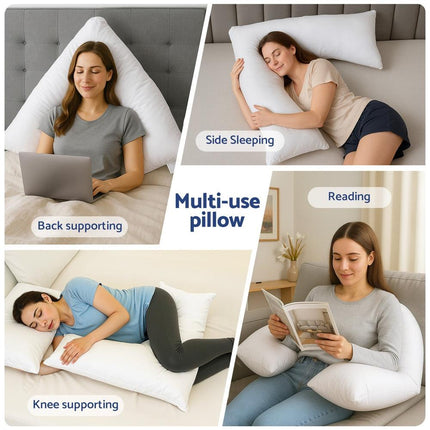 Giselle V Shape Pillow Boomerang Nursing Body Cushion.