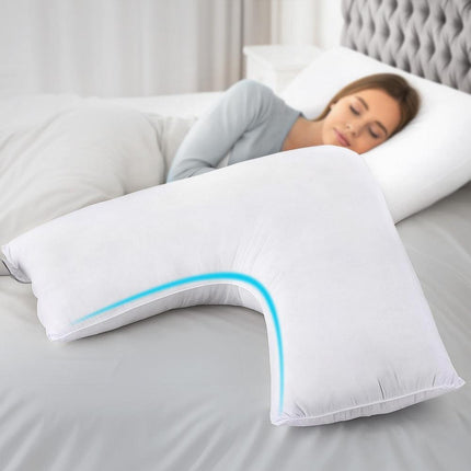 Giselle V Shape Pillow Boomerang Nursing Body Cushion.