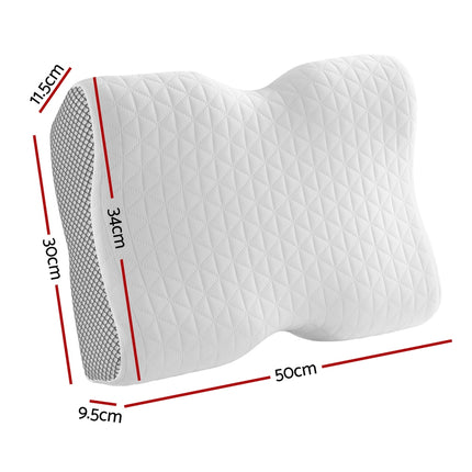 Giselle Memory Foam Pillow Contour Neck.
