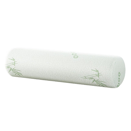Giselle Bedding Memory Foam Neck Roll Pillow Bamboo Cover.