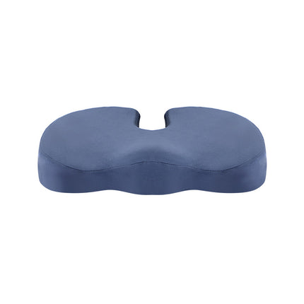 Giselle Bedding Seat Cushion Memory Foam Pillow Back Pain Relief Chair Pad Blue.