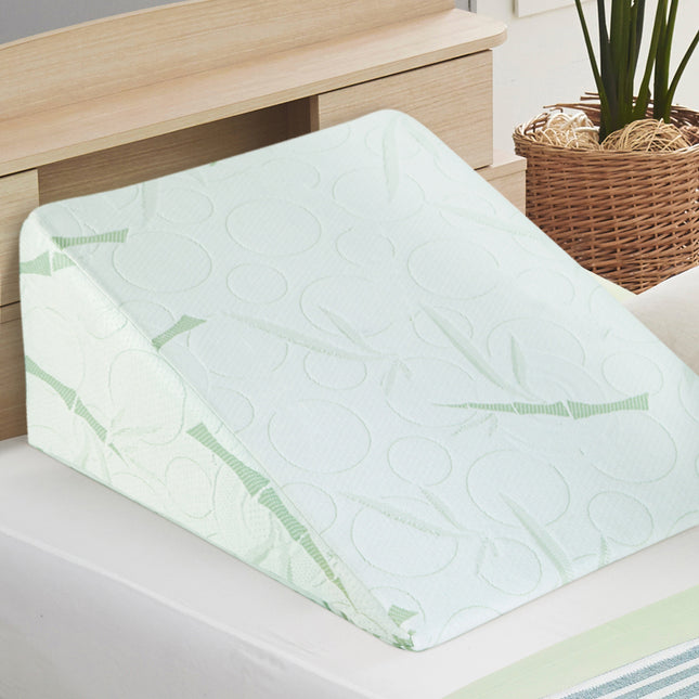Giselle Bedding Wedge Pillow Bamboo Cover Twin Pack.