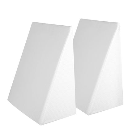 Giselle Bedding Wedge Pillow White Twin Pack.