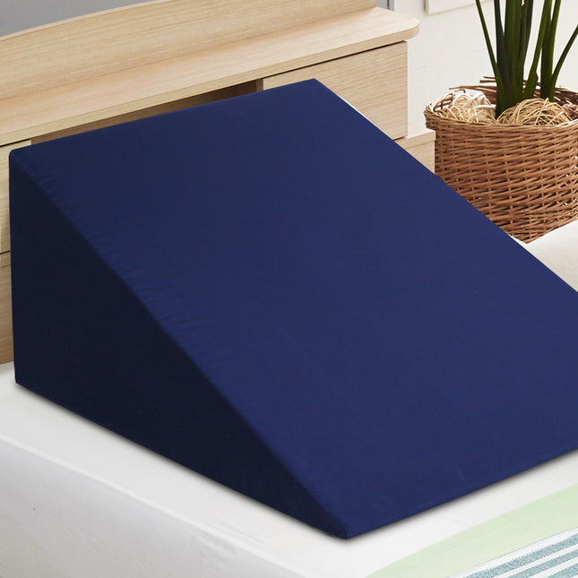 Giselle Bedding Wedge Pillow Blue Twin Pack.