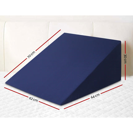 Giselle Bedding Wedge Pillow Blue Twin Pack.