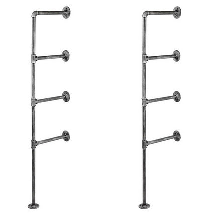 Artiss Floating DIY Pipe Shelf Metal Brackets Set of 2.