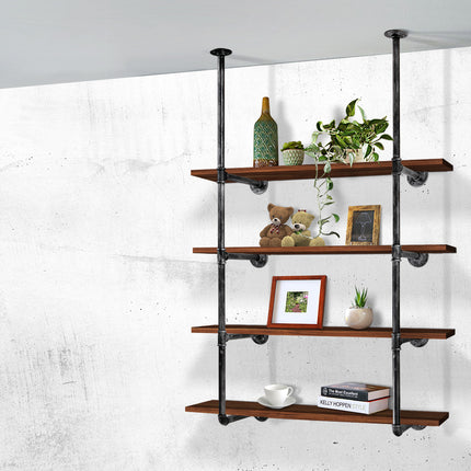 Artiss Floating DIY Pipe Shelf Metal Brackets Set of 2.