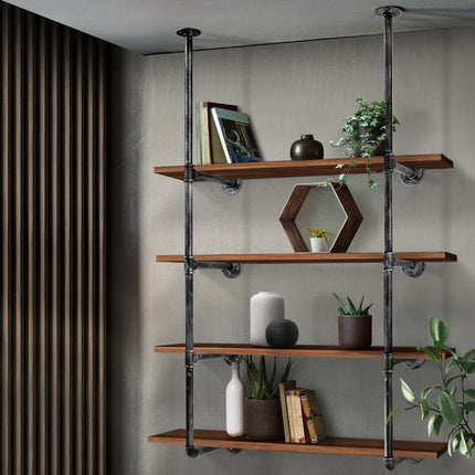 Artiss Floating DIY Pipe Shelf Metal Brackets Set of 2.