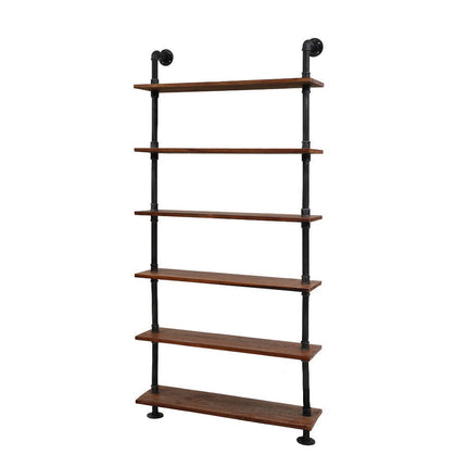 Artiss Floating DIY Pipe Shelf 6 Tiers - IRA.