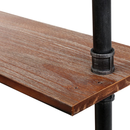 Artiss Floating DIY Pipe Shelf 6 Tiers - IRA.