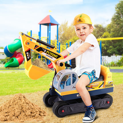 Keezi Ride On Car Toys Kids Excavator Digger Sandpit Bulldozer Car Pretend Play.