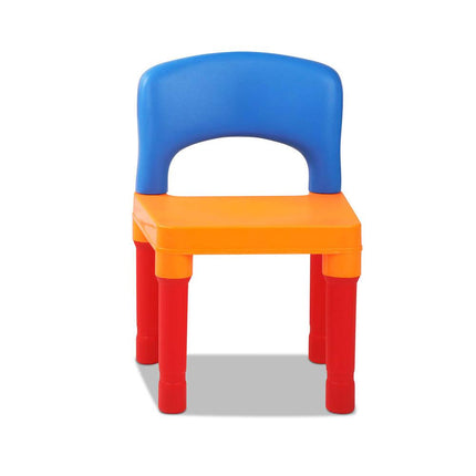 Keezi Kids Sandpit Pretend Play Set Sand Water Table Chair Outdoor Beach Toy.