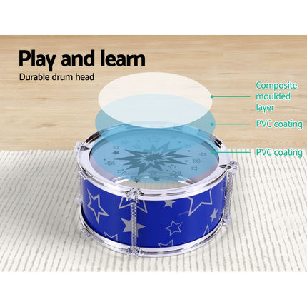 Keezi 11 Piece Kids Drum Set.