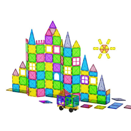 Keezi 100pcs Kids Magnetic Tiles Blocks Building Educational Toys Children Gift.