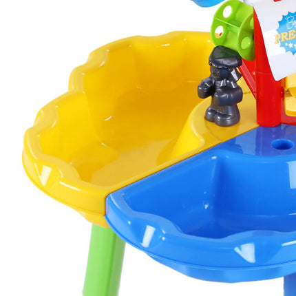 Keezi Kids Sandpit Pretend Play Set Outdoor Sand Water Table Beach Toy.