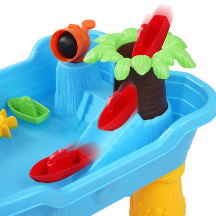 Keezi Kids Sandpit Pretend Play Set Sand Water Table Outdoor Beach Toy Children.