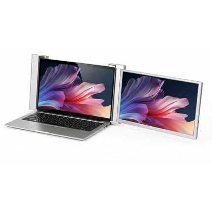 Devanti Portable Monitor Laptop Screen Extender Dual Display 1080P IPS USB C.