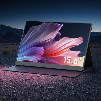 Devanti 15.6 Inch Portable Monitor FHD 1080P IPS USB-C HDMI Gaming Laptop Screen.