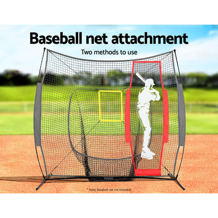Everfit Baseball Net Pitching Kit with Stand Rebound Net Training Aid.