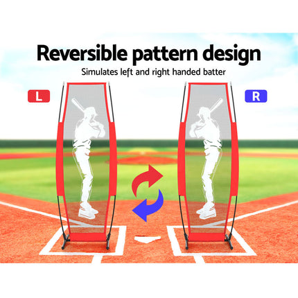 Everfit Baseball Net Pitching Kit with Stand Rebound Net Training Aid.