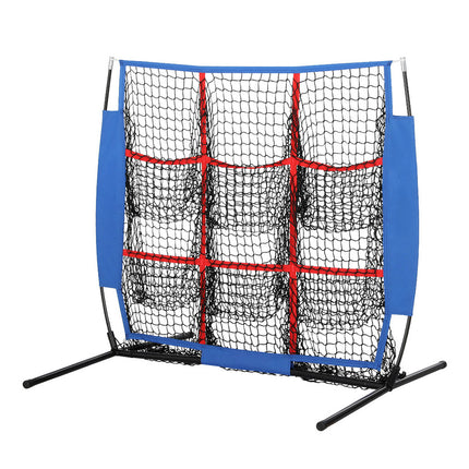 Everfit Soccer Net Baseball Pitching Football Goal Training Aid 9 Target Zone.