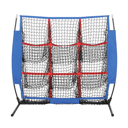 Everfit Soccer Net Baseball Pitching Football Goal Training Aid 9 Target Zone.
