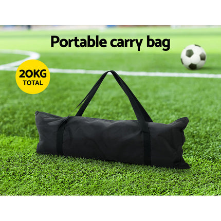 Everfit Soccer Net Baseball Pitching Football Goal Training Aid 9 Target Zone.