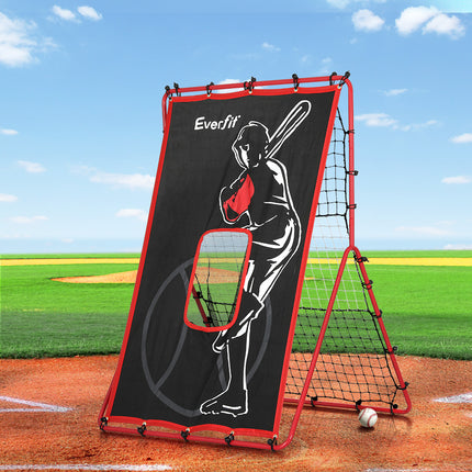 Everfit Baseball Net Rebound Pitching Kit Target Hitter 2 in 1 Training Aid.