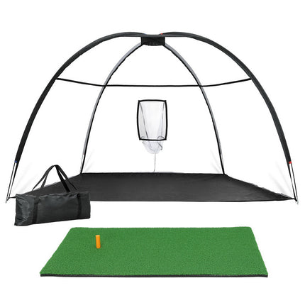 Everfit 3.5m Golf Practice Net with Driving Mat Training Aid Target Hitting.