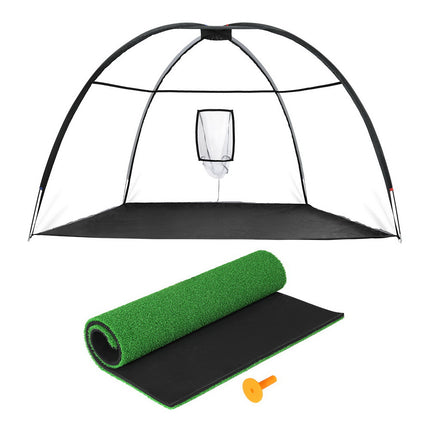 Everfit 3.5m Golf Practice Net with Driving Mat Training Aid Target Hitting.